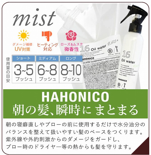 ハホニコ ハホニコプロ ジュウロクユスイ (十六油水)