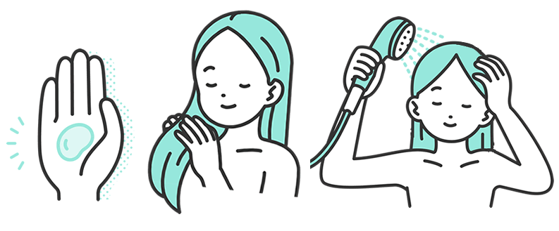 ヘアマスクの使い方