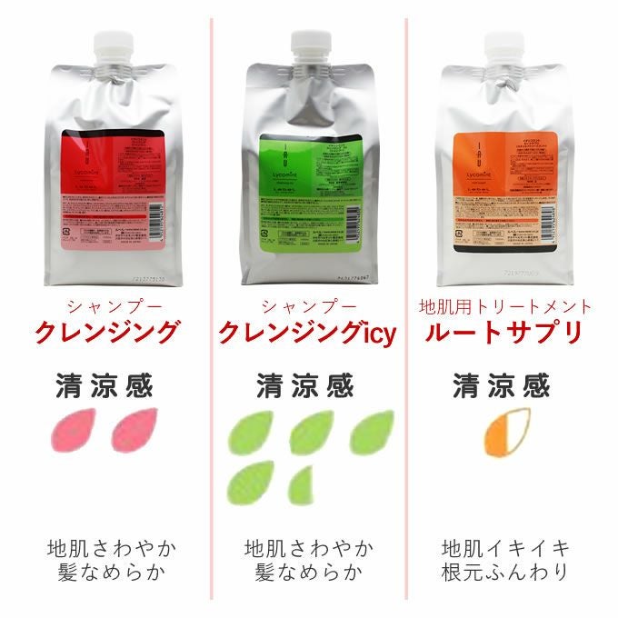 ルベル イオリコミント 各1000mL(詰替) ×選べる2個セット｜美容室専売
