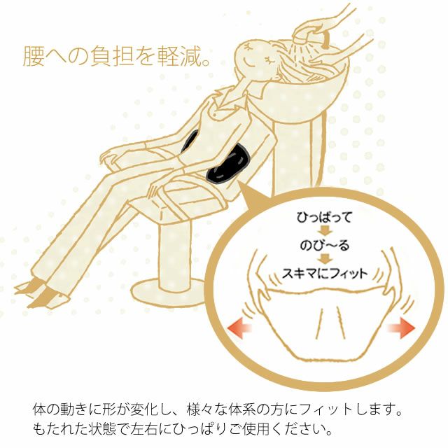 ニシダ フィルル のび～るクッション (腰用サポートクッション)｜美容