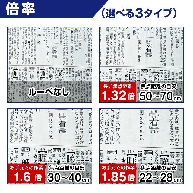 ハズキルーペ 1.6倍 コンパクト クリアレンズ ブラウン色 Hazuki（ハズキルーペ） コンパクト 拡大率 1.6倍 クリアレンズ 選べる