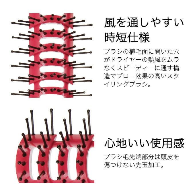 縮毛矯正セラミックブラシ iMii ツインブラシ ストレートブラシ くせ毛 矯正 縮毛 美容師