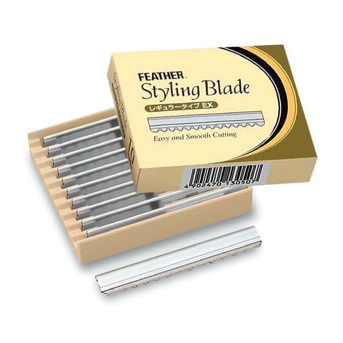 フェザースタイリングレザー用替え刃10枚入り