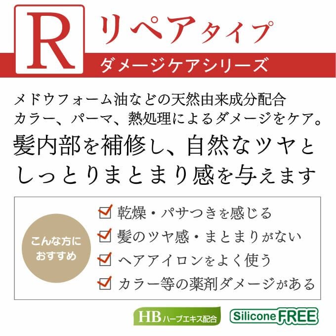 ナプラ ケアテクト HB リペア お試しセット (シャンプー50mL&
