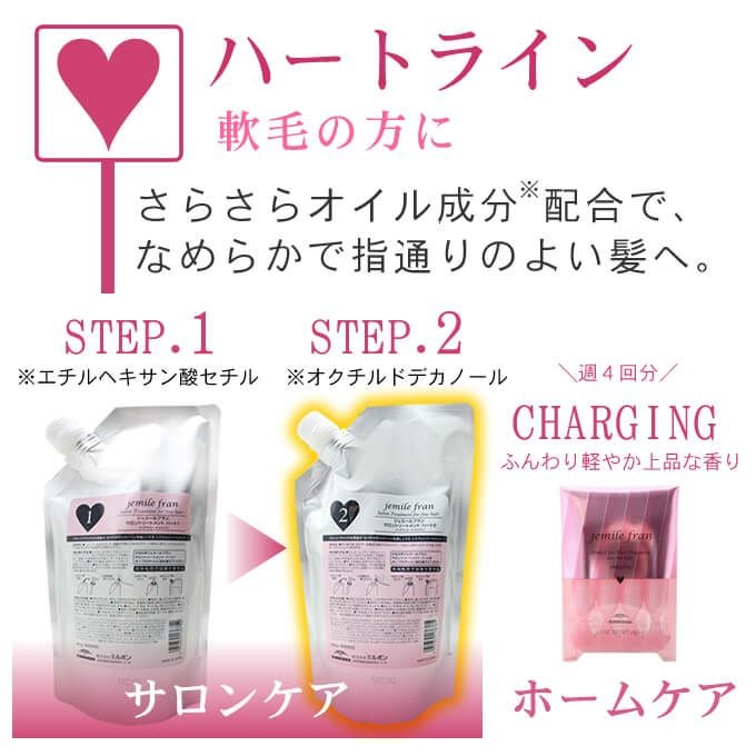 ミルボン ジェミールフラン サロントリートメントハート≪2≫ 600g (詰