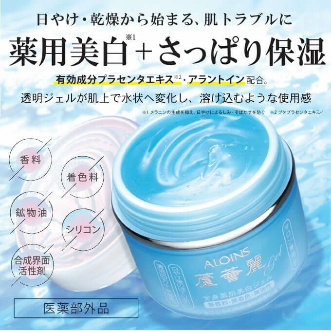蘆薈麗 全身薬用美白ジェル 170g｜美容室専売品のナカノザダイレクト本店