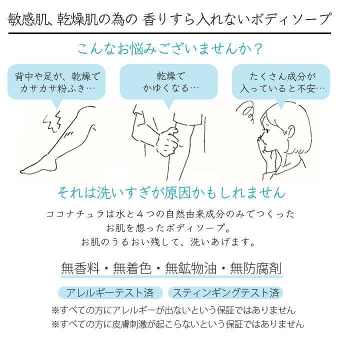 菊星 ココナチュラ ボディケアソープ 700mL (ボディクレンジングソープ