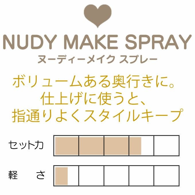 アリミノ ピース プロデザインシリーズ ヌーディーメイク スプレー 97g