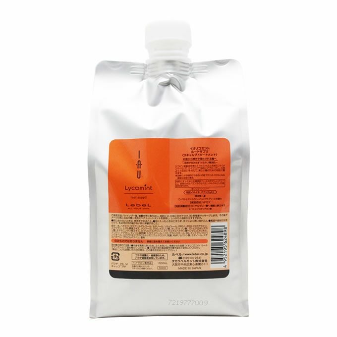 ルベル イオリコミント ルートサプリ ＜スキャルプトリートメント＞ 1000mL(詰替)
