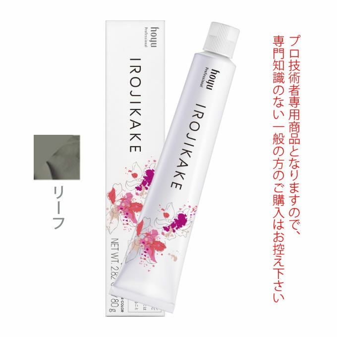 hoyu ホーユー IROJIKAKE イロジカケ 29本セット ホーユー イロジカケ ベージュライン リーフ 80g 医薬部外品｜美容室