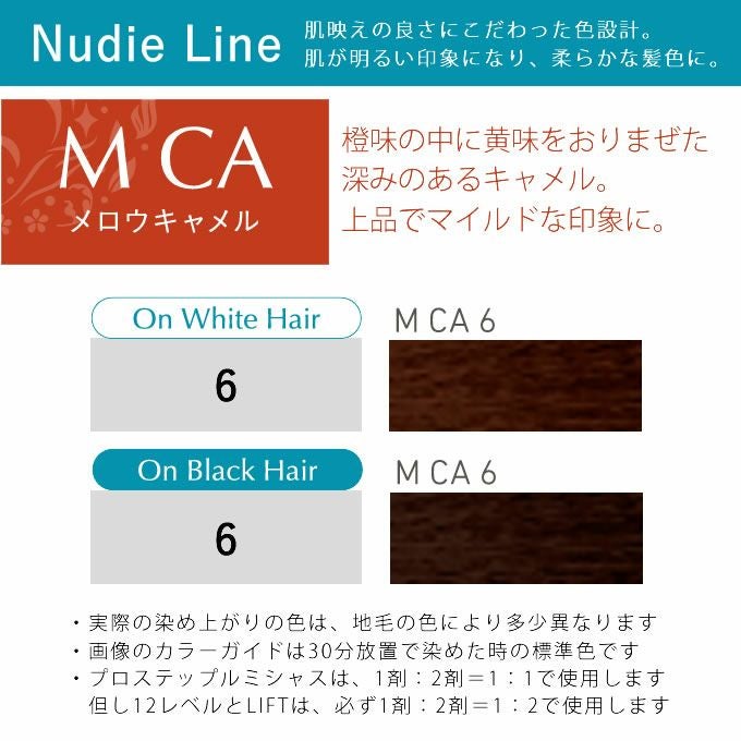 ホーユー プロステップ ルミシャス ファッションカラー M CA 6 メロウ