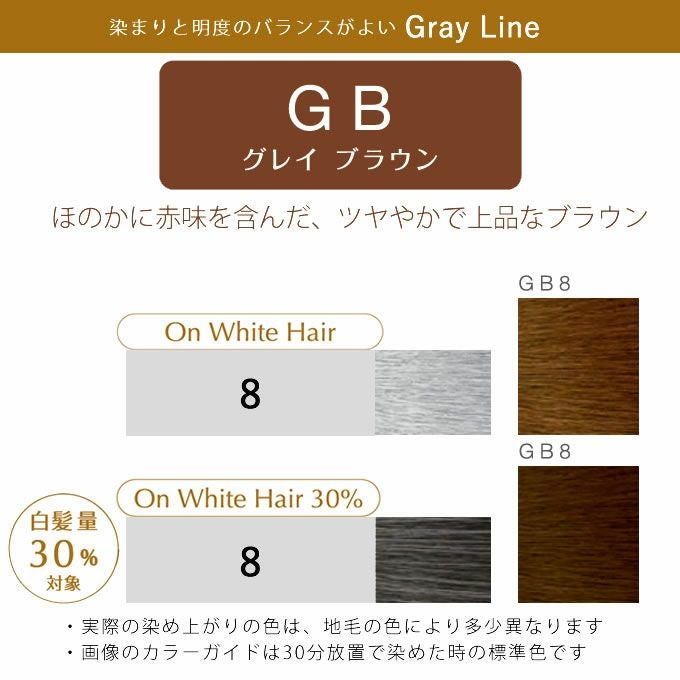 ホーユー プロステップ グレイカラー GB8 グレイブラウン 80g 医薬部外