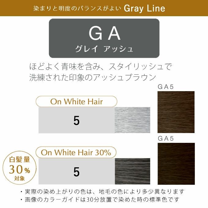 ホーユー プロステップ グレイカラー GA5 グレイアッシュ 80g 医薬部外