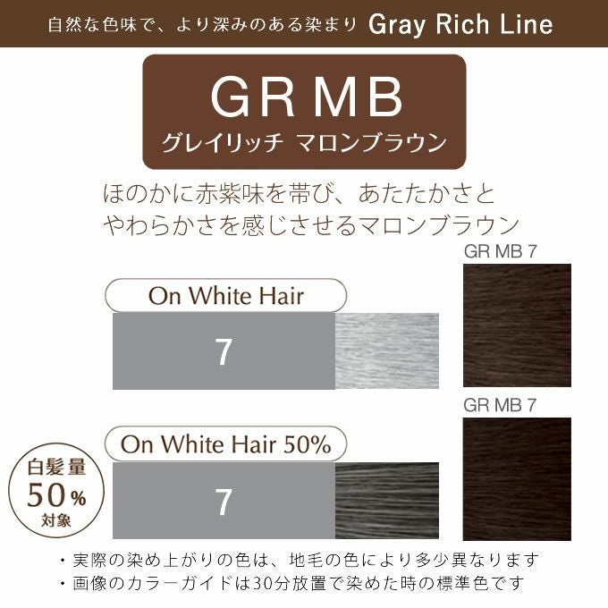 ホーユー　プロステップGR MB 5 カラーリング剤 72本セット ホーユー プロステップ グレイカラー GR MB 7 グレイリッチマロン