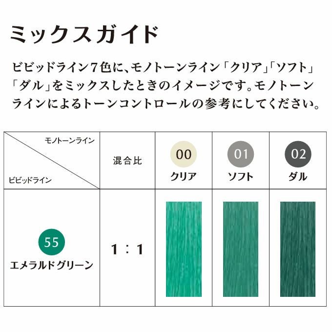 ホーユー グラマージュ ヘアマニキュア 150g 55 エメラルドグリーン