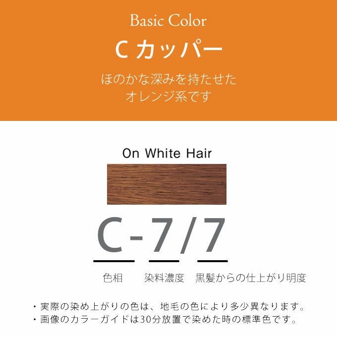 ホーユー プロマスター C-7/7 カッパー 80g 医薬部外品｜美容室専売品