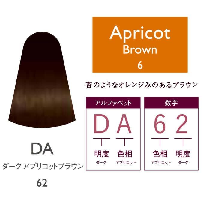 ナンバースリー ペルーラルーチェ DA 62 ダーク アプリコットブラウン