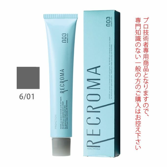 ナンバースリー プロアクション リクロマG 6/01 アッシュブラウン 80g