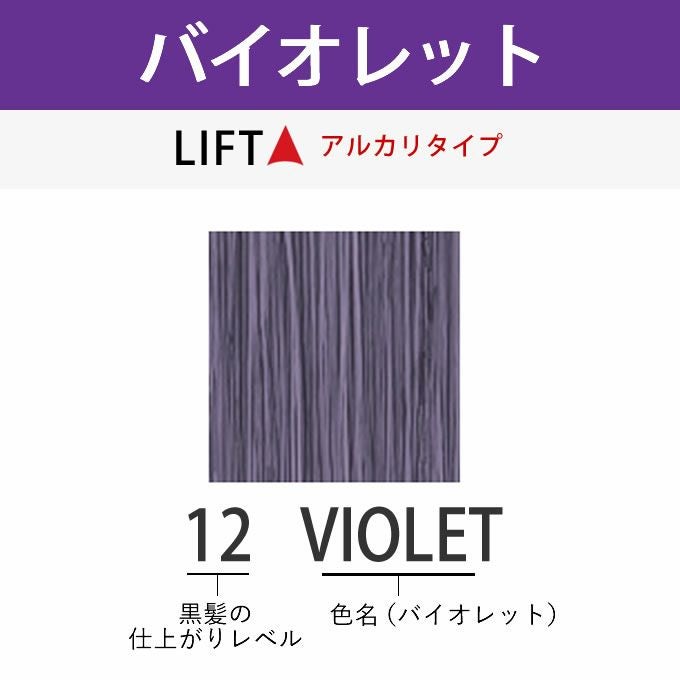 アリミノ アジアンカラーフェス 12VIOLET バイオレット 85g （第1剤