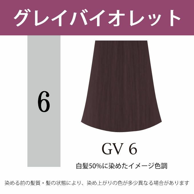 ナプラ アクセスフリーHB グレイシスカラー GV6 グレイバイオレット