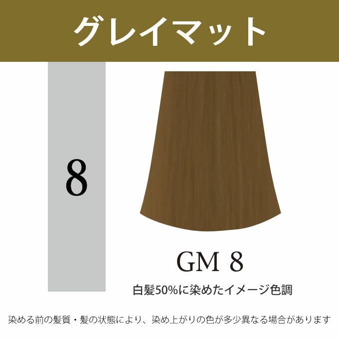ナプラ アクセスフリーHB グレイシスカラー GM8 グレイマット 80g （第
