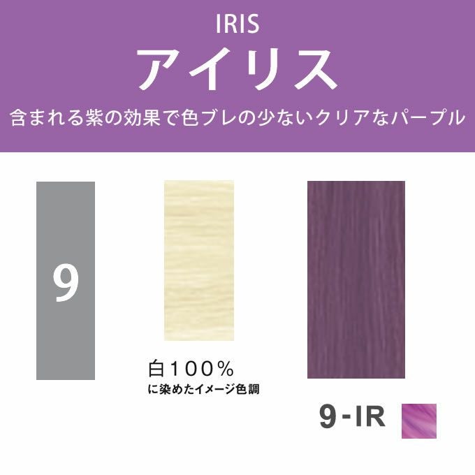 ナプラ N. エヌドット ルフレカラー 9-IR アイリス 80g （第1剤） 医薬