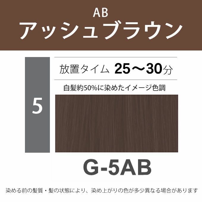 ナプラ N.エヌドット カラー グレイカラー G-5AB 80g （第1剤） 医薬部