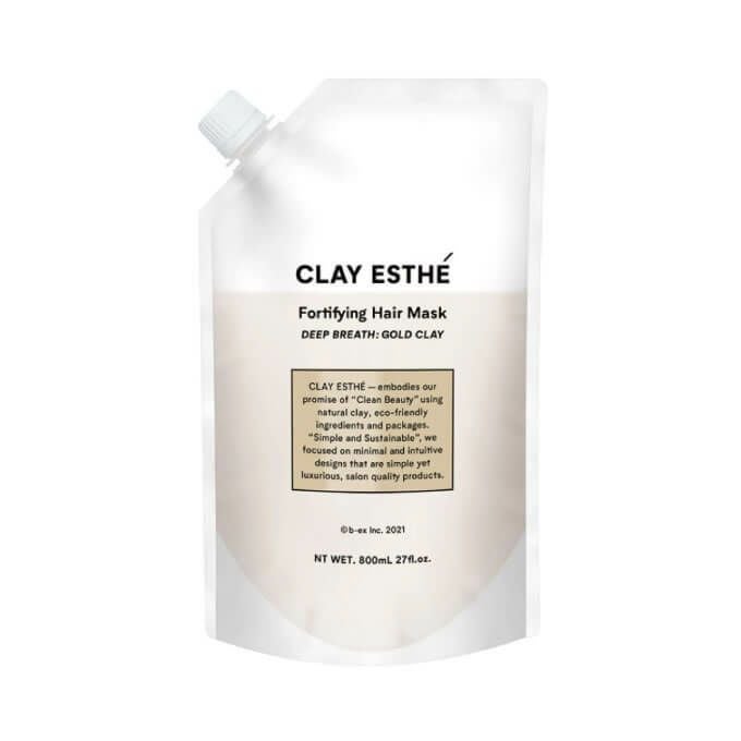 モルトベーネ クレイエステ　フォーティファイングヘアマスク　ゴールドクレイ 800mL (詰替)